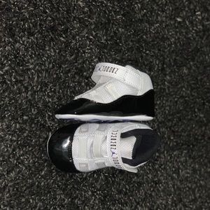 Jordan 11 crib shoes